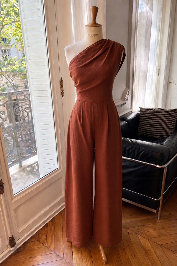 La combinaison sur un buste de couture, photo générée